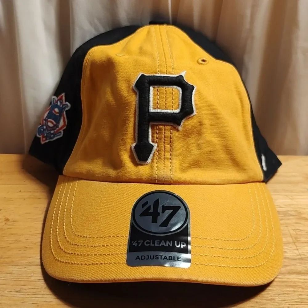 47 Brand Pittsburgh Pirates Yellow/Black Sliderback Hat - New